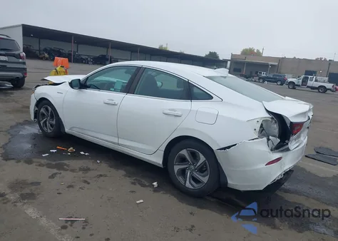 2019 Honda Insight Ex z USA, uszkodzony, nr VIN 19XZE4F54KE021334